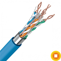 Сетевой кабель витая пара 1,8х2 мм S/UTP Cu Stranded PVC