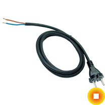 Сетевой кабель с вилкой 0,51х8 мм U/UTP Cu Stranded PVC